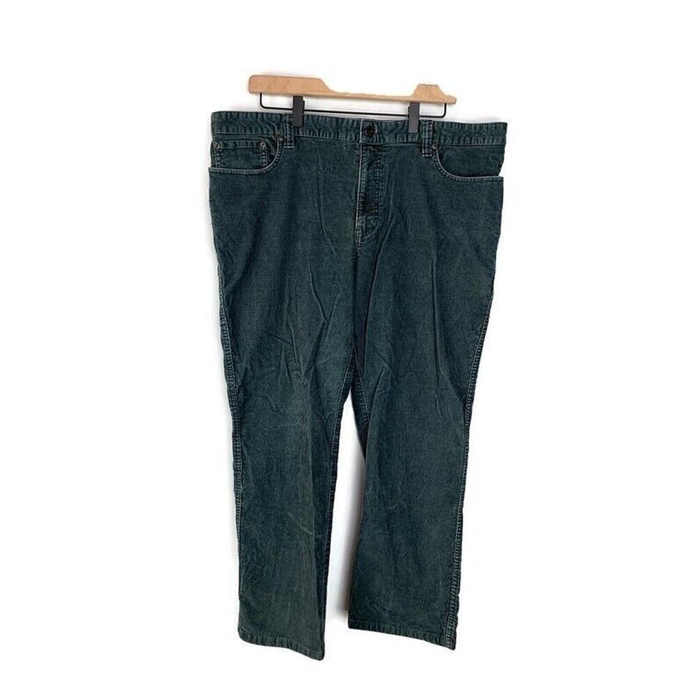L.L. Bean Mens Standard Fit Black Denim Jeans 40x29 Cotton Blend